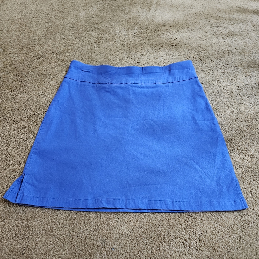 Rafaella Blue Skort Size 10 Golf Tennis Activewear 31" Waist Excellent Condition